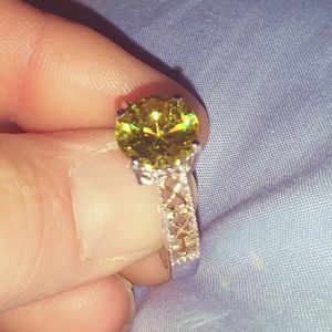 Simulated Diamond Ring